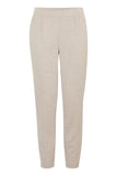 Kate Jacquard Pant - Fungi/Almond Milk