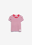 Kardaa T Shirt - Light Oatmilk/Mars Red/Dynamo Blue