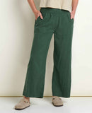 Taj Hemp Wide Leg Pant - Cilantro