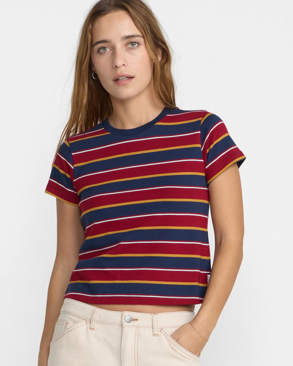 Unbound Baby Tee - Navy