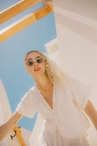 Seaside Eyelet Top - Off White