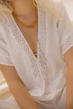 Seaside Eyelet Top - Off White