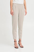 Kate Jacquard Pant - Fungi/Almond Milk