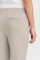Kate Jacquard Pant - Fungi/Almond Milk