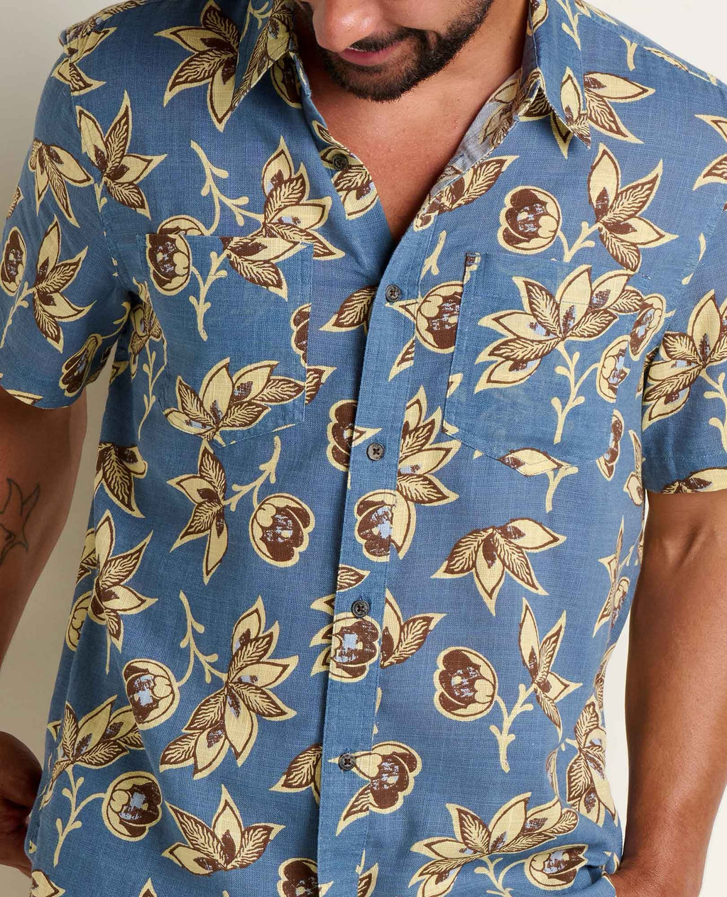Salton Shirt - Pacific Blue Print