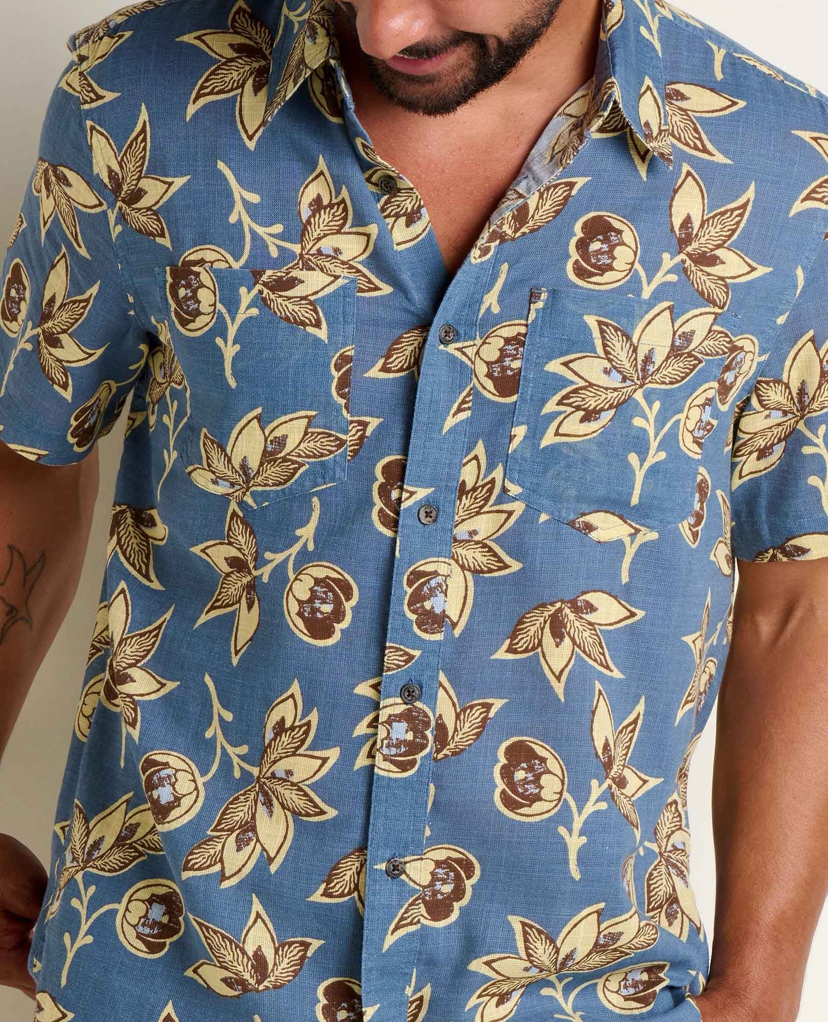 Salton Shirt - Pacific Blue Print