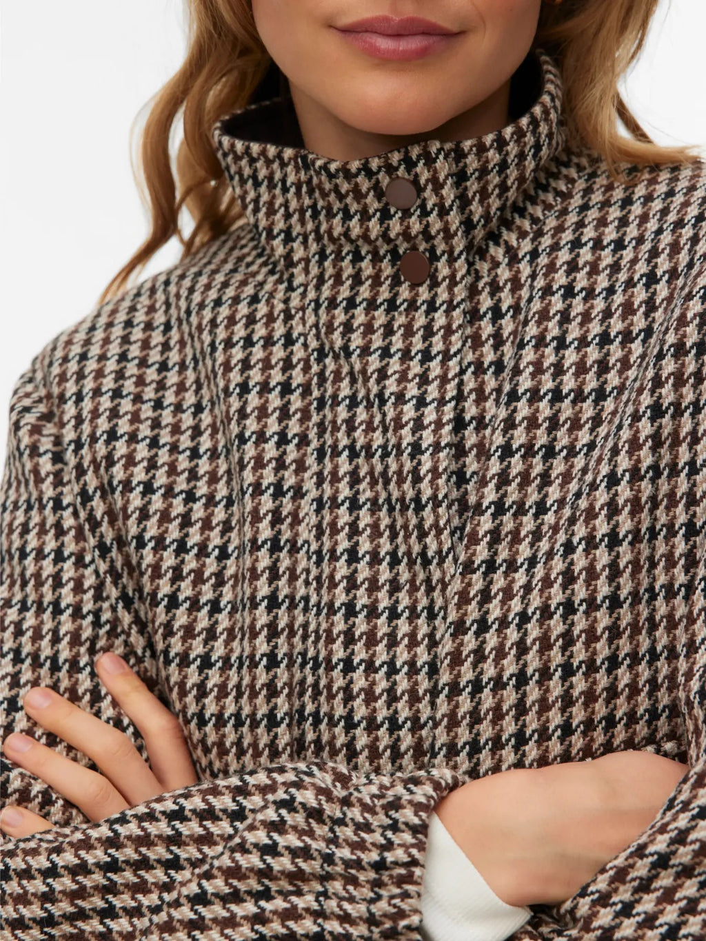 Cheryl Short Jacket - Chocolate Torte Checks