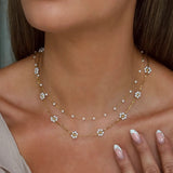 Pearl Flower Necklace