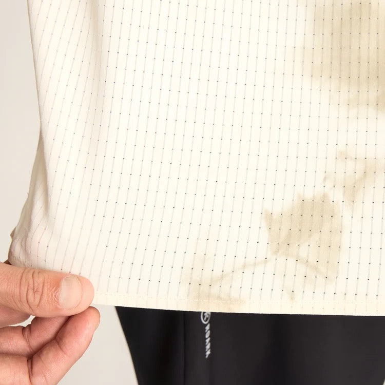 Bless Up Trail Shirt - Ivory Crystal Wash
