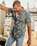 Salton Shirt - Pacific Blue Print