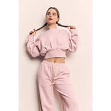 Organic Cotton Terry Cropped Balloon Sweatshirt AAD700