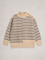 Mix Stripe Sand NK Jumper - Natural Multi