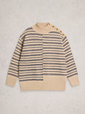 Mix Stripe Sand NK Jumper - Natural Multi