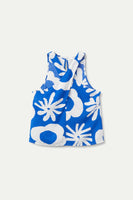 Bluet Floral Halter Top