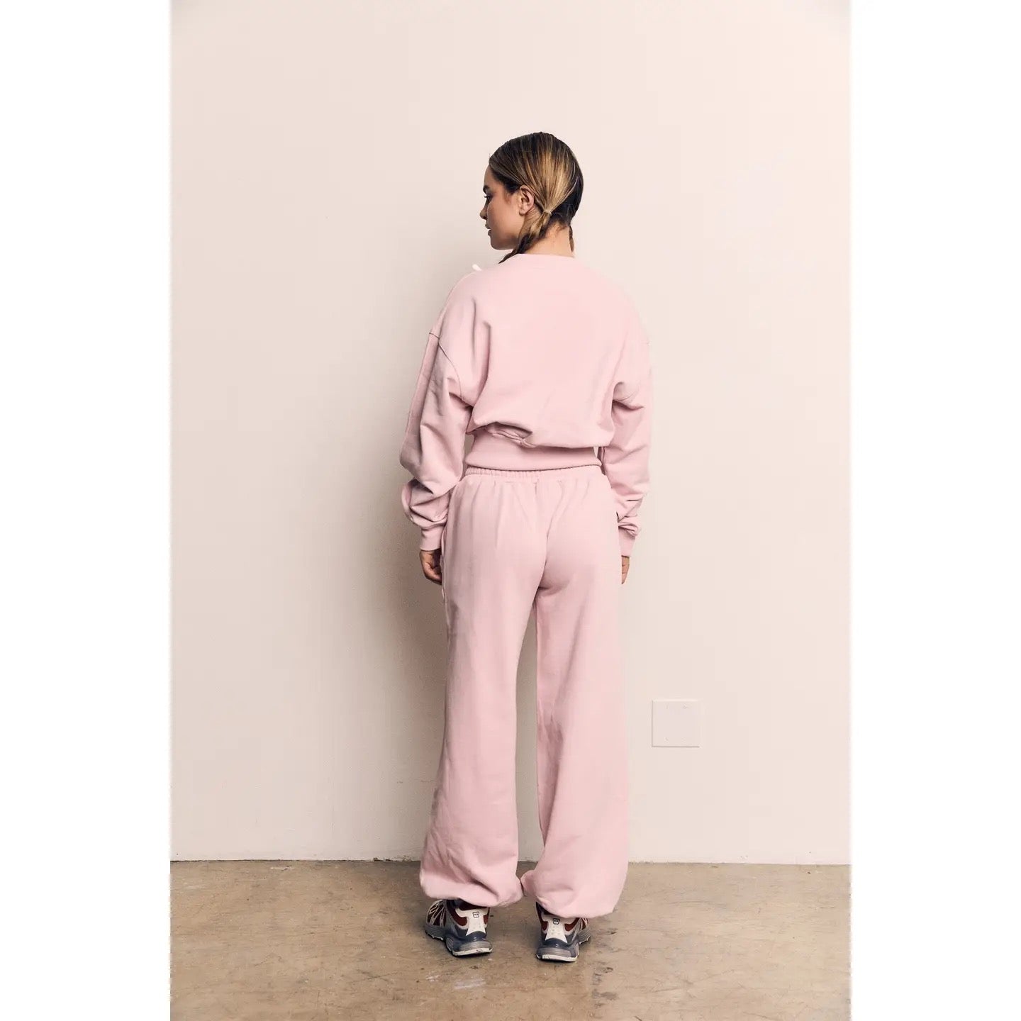 Organic Cotton Terry Cropped Balloon Sweatshirt AAD700