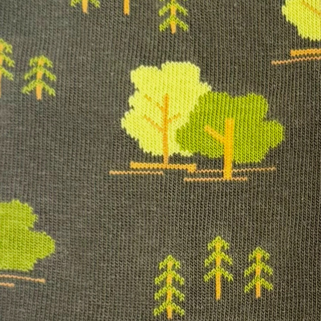Trees This Did Good Mismatched Sock