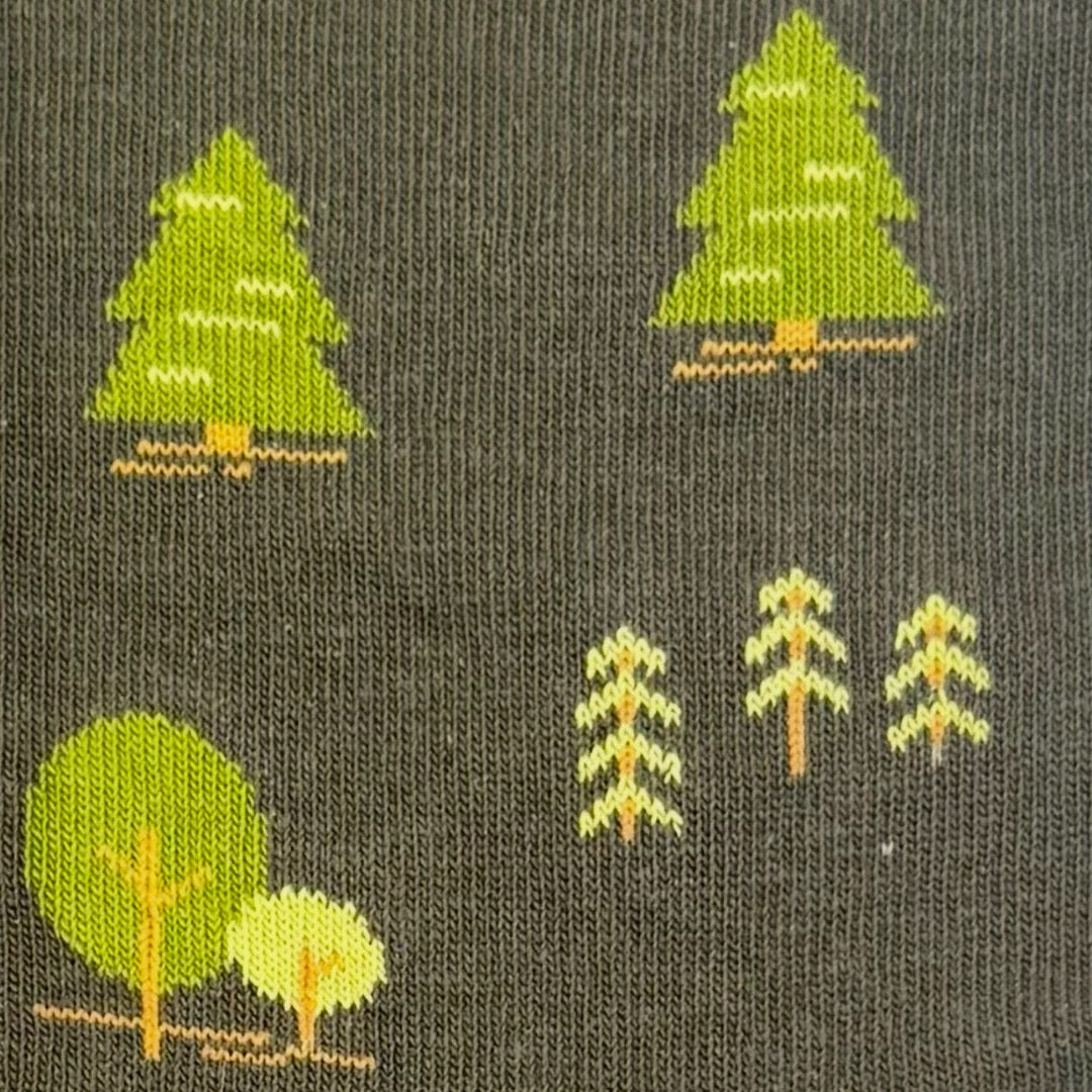 Trees This Did Good Mismatched Sock
