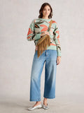 Petal Jumper - Green Multi