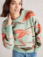 Petal Jumper - Green Multi
