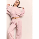 Organic Cotton Terry Cropped Balloon Sweatshirt AAD700