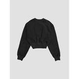 Organic Cotton Terry Cropped Balloon Sweatshirt AAD700