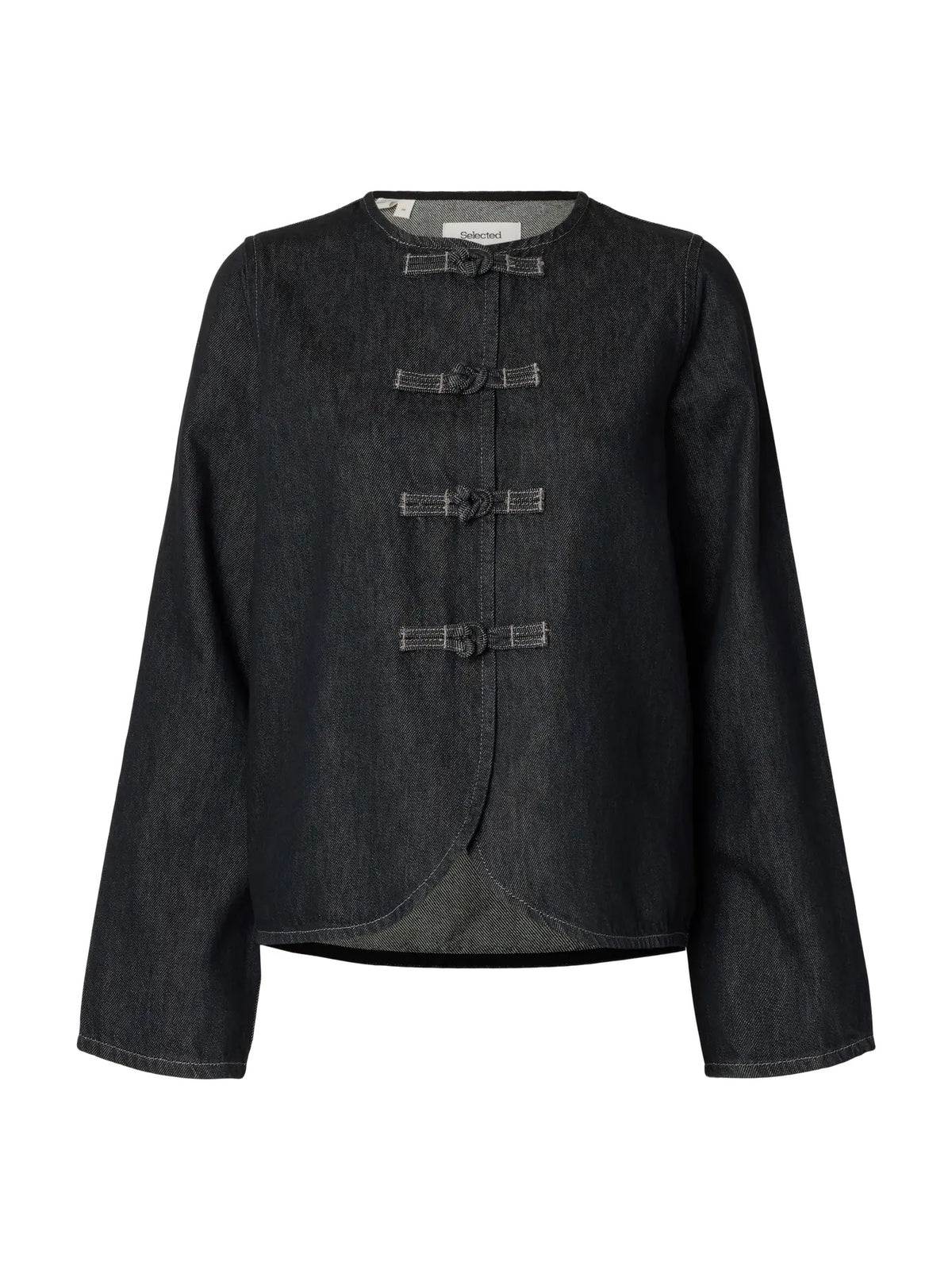 Baria-Bora Denim Shirt - Dark Grey