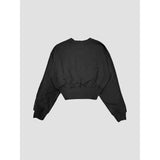 Organic Cotton Terry Cropped Balloon Sweatshirt AAD700