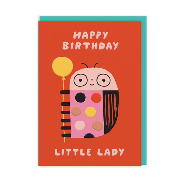 Little Lady Birthday Greeting Card