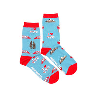 Calgary Landmarks Mismatched Socks