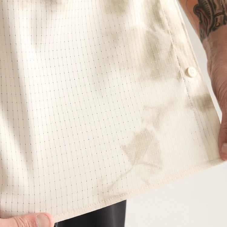 Bless Up Trail Shirt - Ivory Crystal Wash