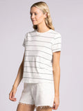 Asher Tee - White/Black