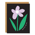 Flower Sympathy Greeting Card