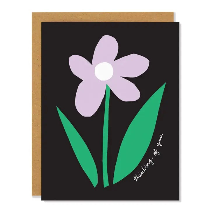 Flower Sympathy Greeting Card