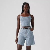 Jadine Denim Cami Tank - Mischa Stripe