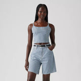 Jadine Denim Cami Tank - Mischa Stripe