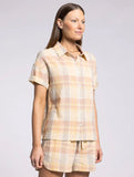 Pearl Shirt - Yellow Clay Plaid