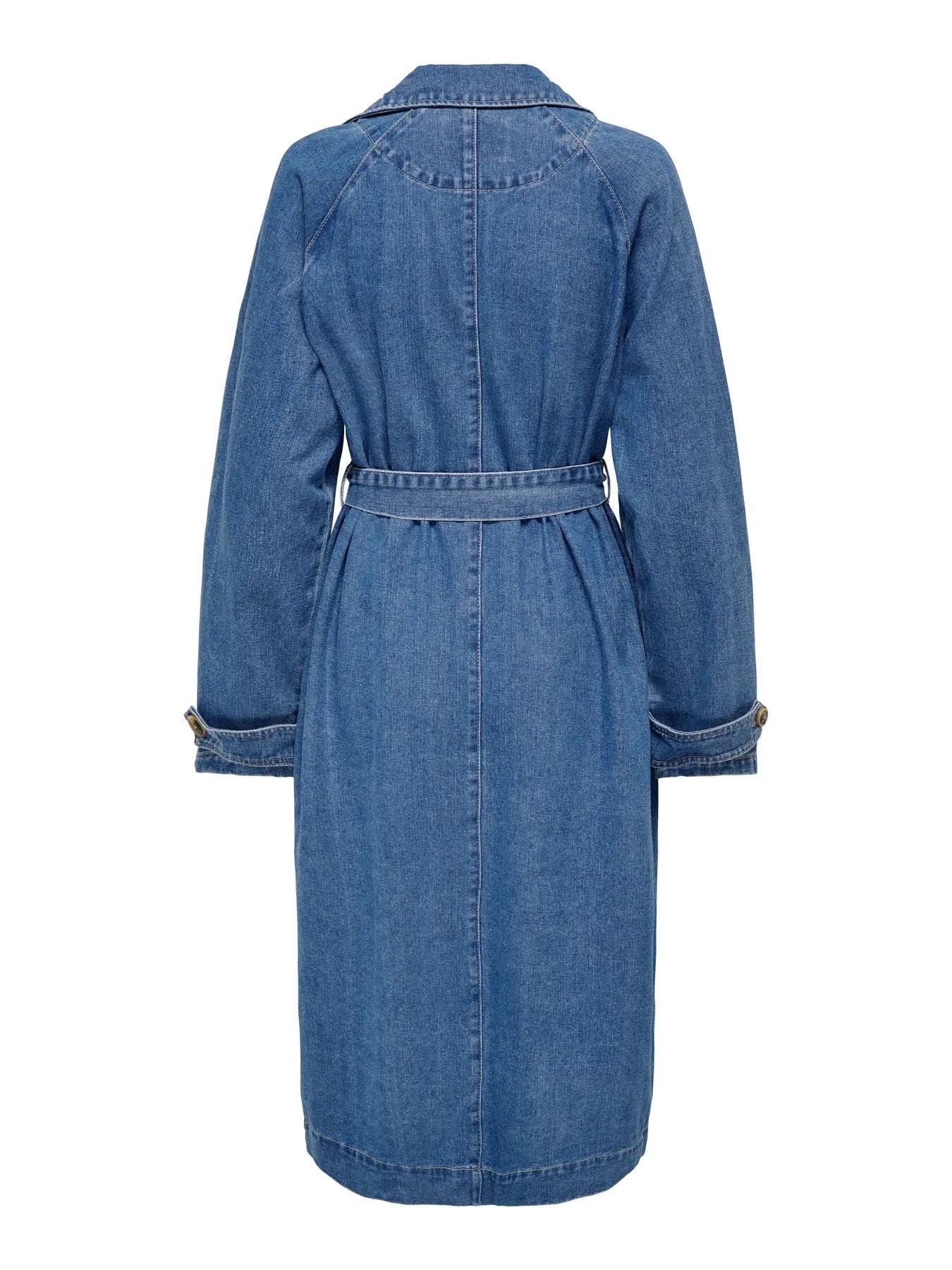 Malou Belted Denim Trench