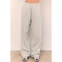 Acid Wash Cotton Terry Pants