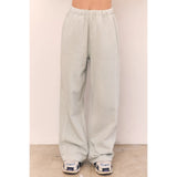 Acid Wash Cotton Terry Pants
