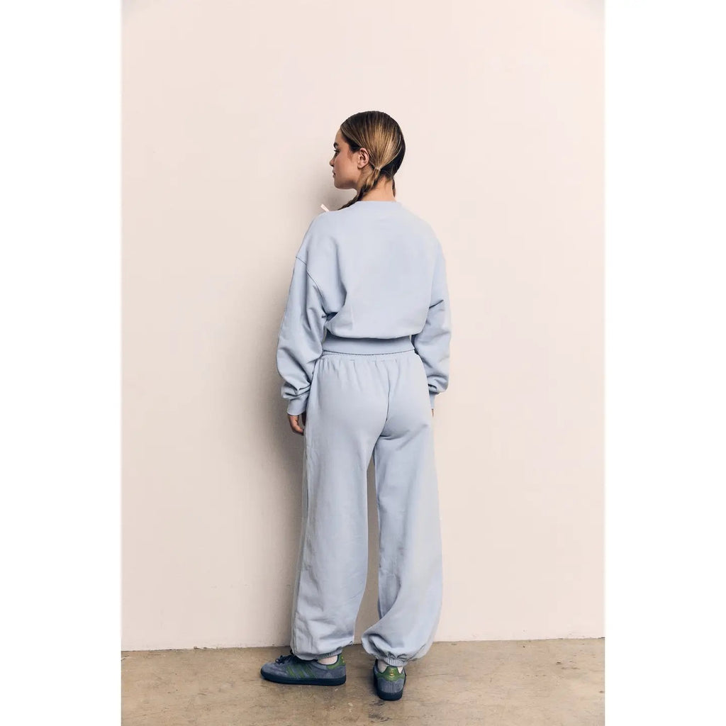 Organic Cotton Terry Cropped Balloon Sweatshirt AAD700