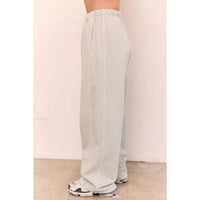 Acid Wash Cotton Terry Pants
