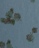 Creekwater Flannel Shirt - Ink Pinecone Print