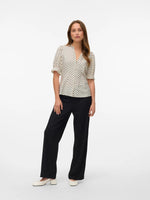 Iris 2/4 V Neck Top