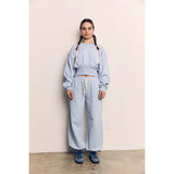 Organic Cotton Terry Cropped Balloon Sweatshirt AAD700