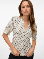 Iris 2/4 V Neck Top