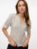 Iris 2/4 V Neck Top