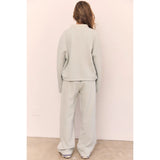 Acid Wash Cotton Terry Pants