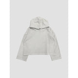 Oversized Acid Washed Hoodie - Digital Mist