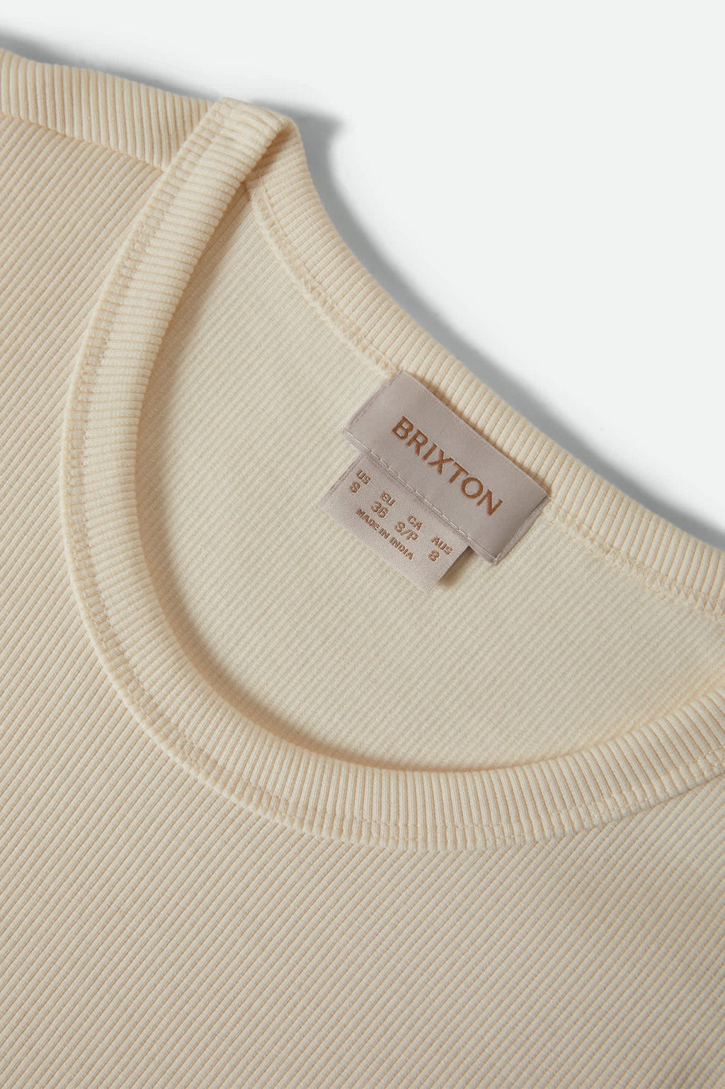 Ribbed Cinch Dress - Off White