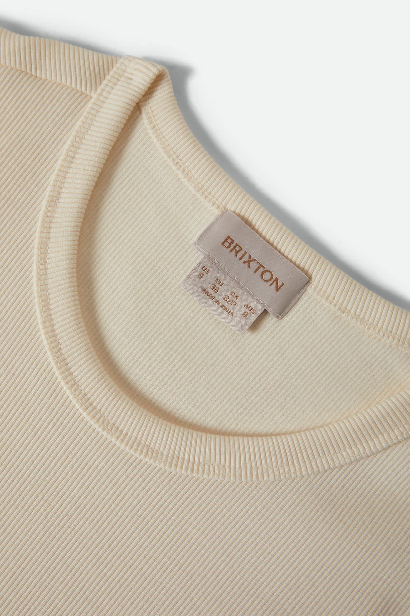 Ribbed Cinch Dress - Off White